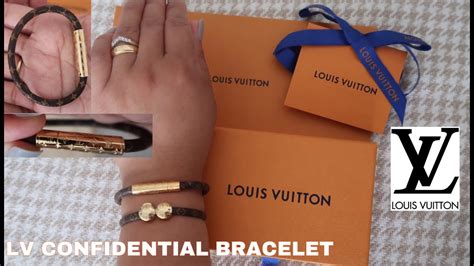 louis vuitton damier wristlet|louis vuitton confidential bracelet.